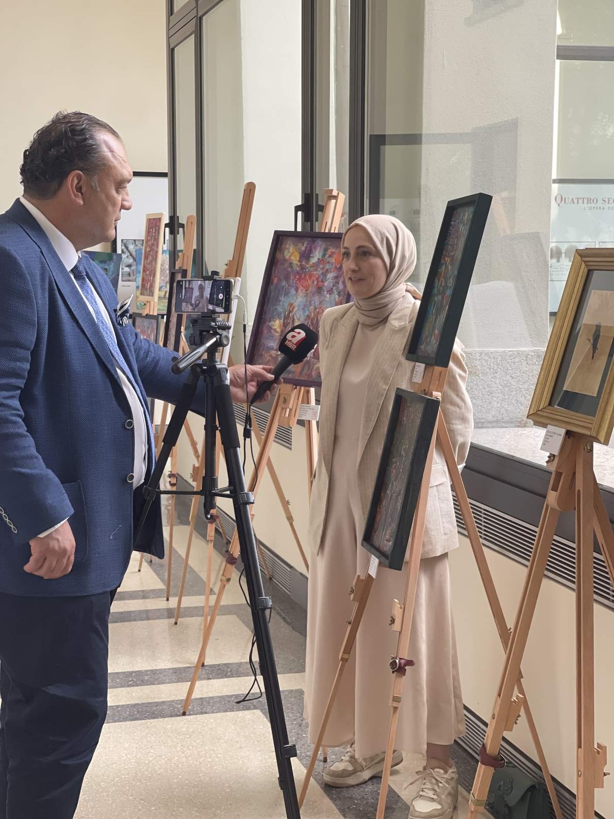 Rising from the Ashes Exhibition at Palazzo Delle Stelline Milan Italy