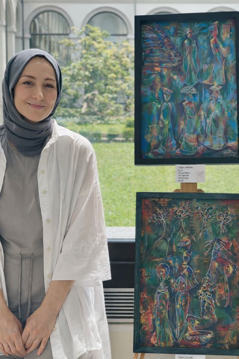 Rising from the Ashes Exhibition Opening Reception Milan Italy