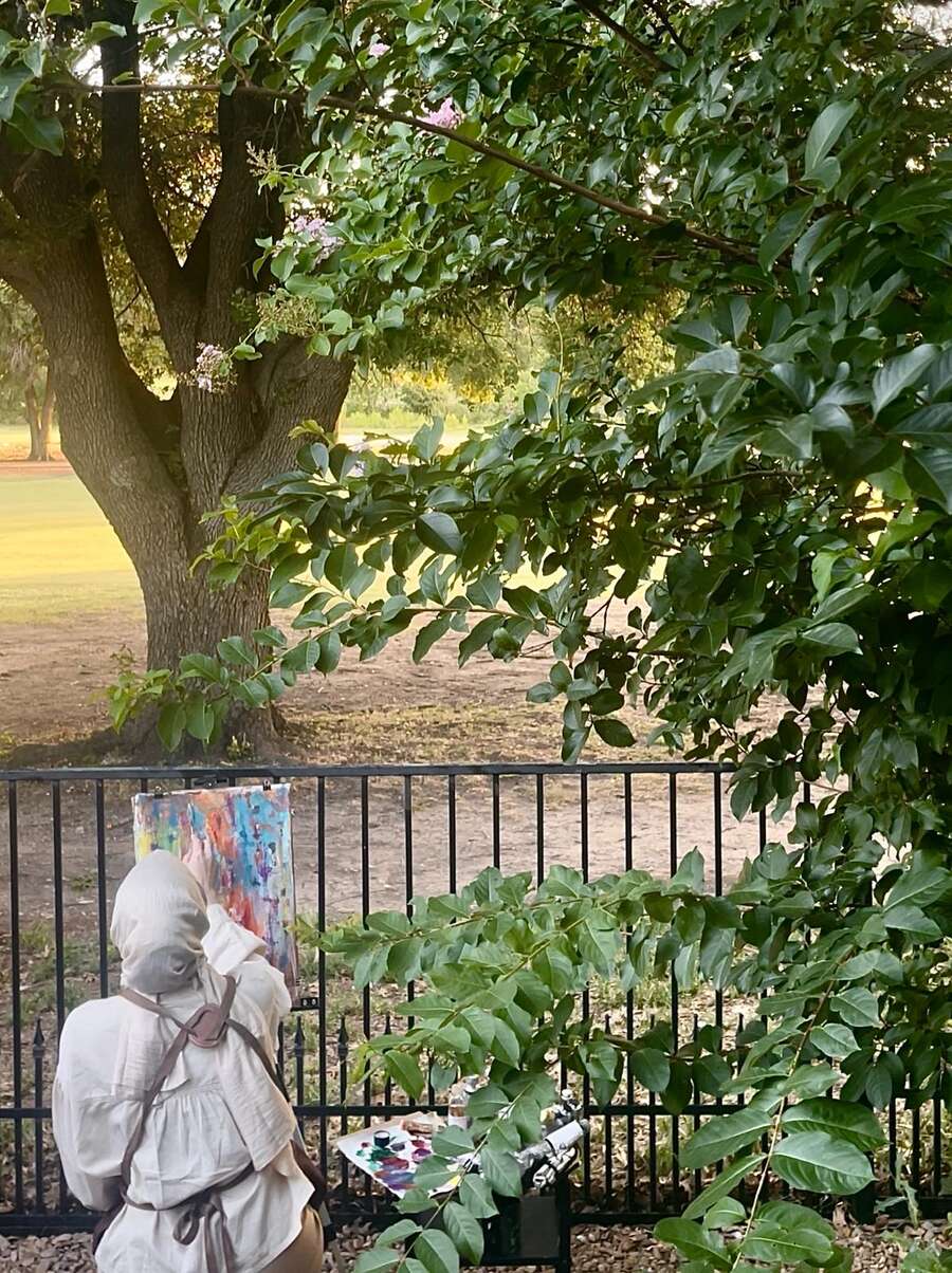 Tuba Ahsan Plein Air Painting Dallas Houston Texas American Chapter